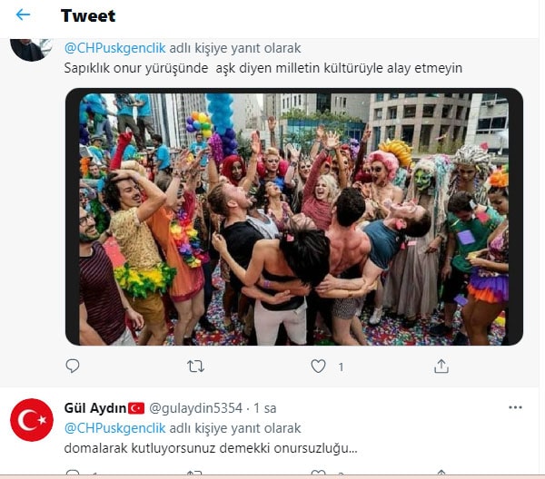 CHP Üsküdar Gençlik Kolları'nın LGBT paylaşımı sosyal medyayı ayağa  kaldırdı!
