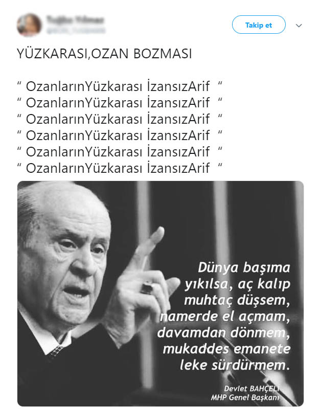 Ozan Arif Bahçeli Kavgası